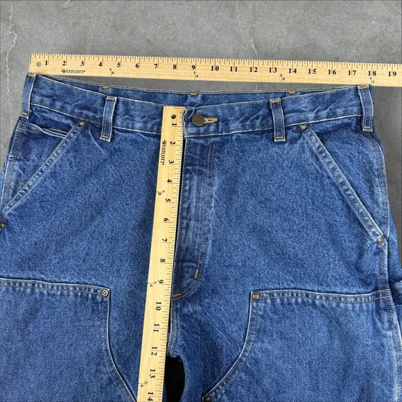 Carhartt B73-DST Denim Double Knee Loose Original Fit Jeans 36x36 (Actual 36x35) - Picture 5 of 7